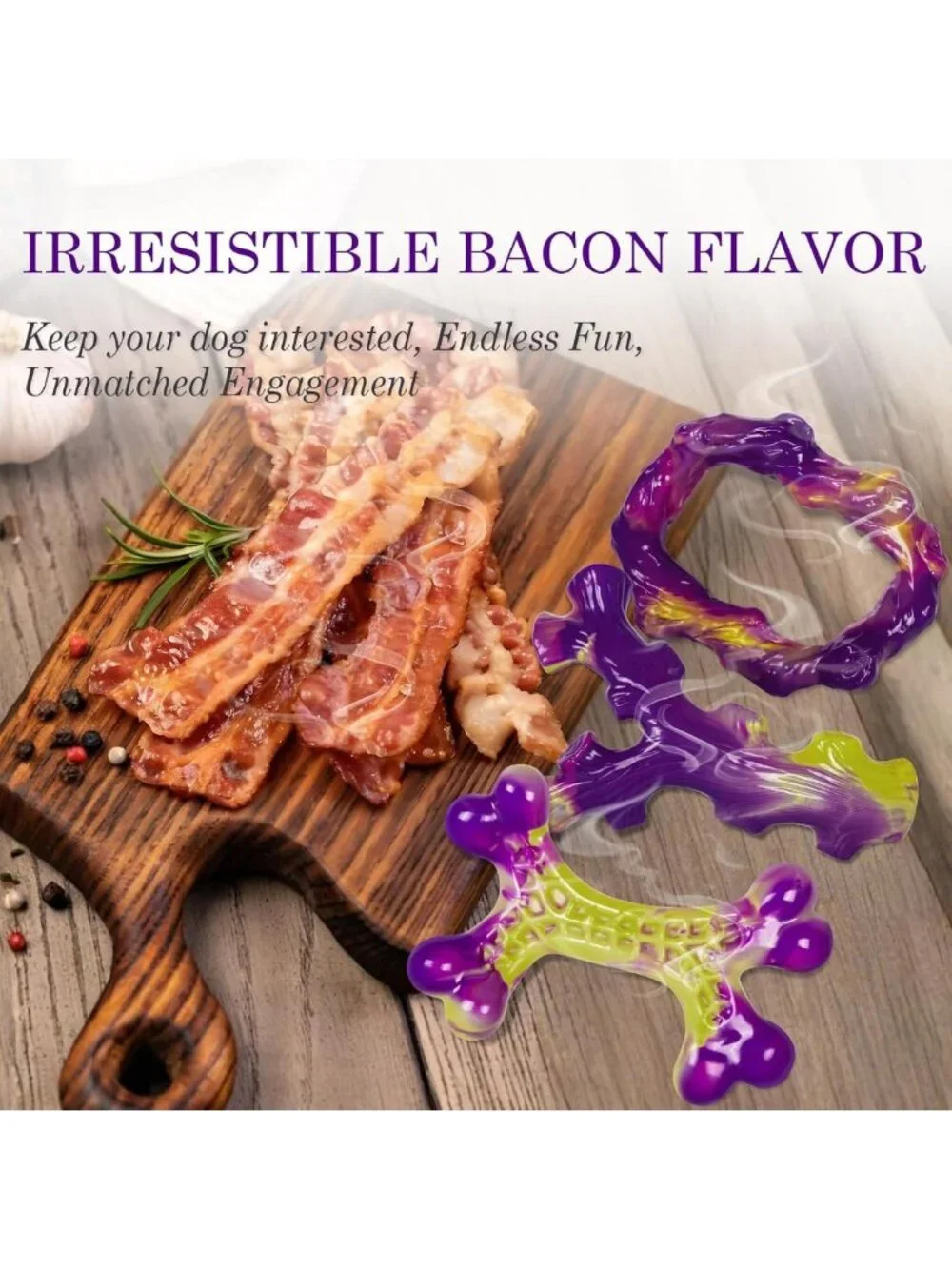 Durable Indestructible Dog Toys for Aggressive Chewers - 3 Pack for Large Breeds